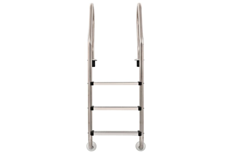 Bassengstige 3 trinn rustfritt stål 120 cm - Hage - Utendørsbad - Bassengtilbehør - Bassengstige