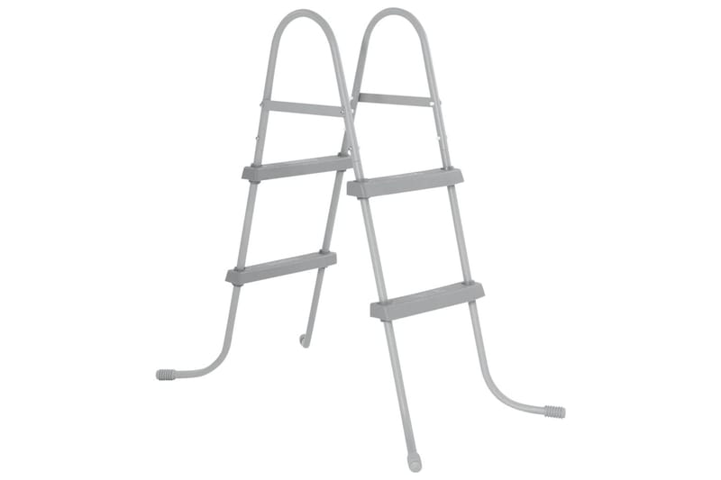 Bestway Bassengstige 2-trinns Flowclear 84 cm - Grå - Hage - Utendørsbad - Bassengtilbehør - Bassengstige