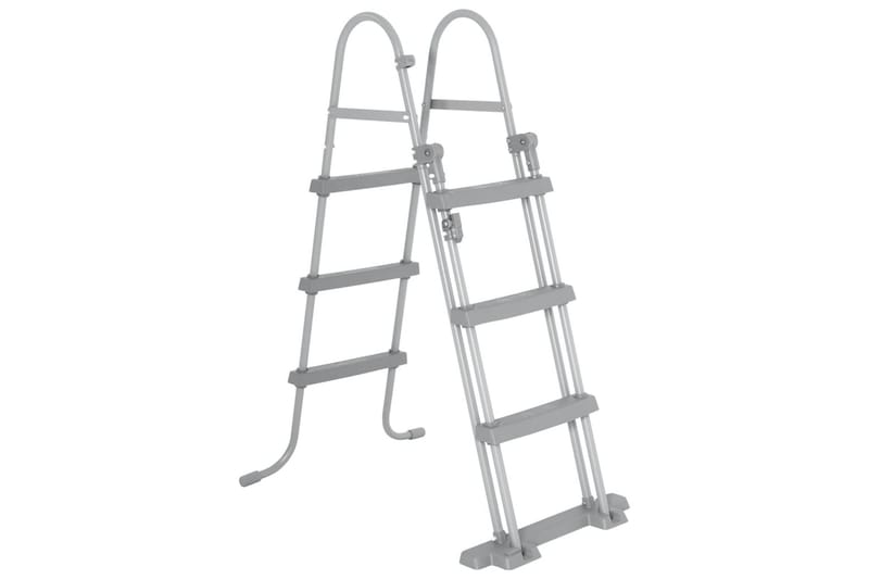 Bestway Bassengstige Flowclear 4-trinns 107 cm - Grå - Hage - Utendørsbad - Bassengtilbehør - Bassengstige