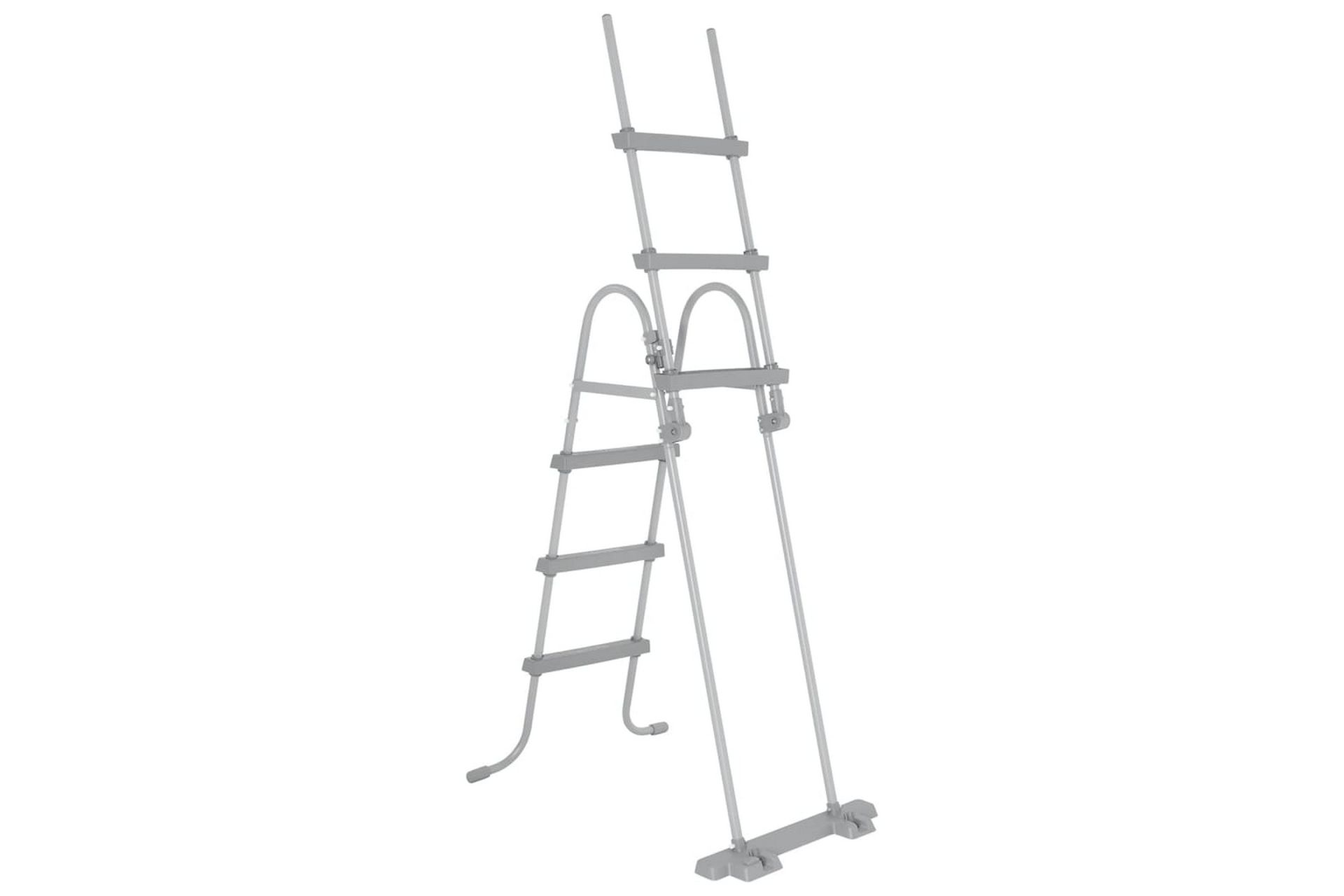 Bestway Bassengstige Flowclear 4-trinns 107 cm - Grå - Hage - Utendørsbad - Bassengtilbehør - Bassengstige