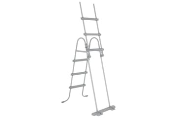 Bestway Bassengstige Flowclear 4-trinns 107 cm - Grå - Hage - Utendørsbad - Bassengtilbehør - Bassengstige