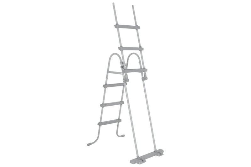 Bestway Bassengstige Flowclear 4-trinns 107 cm - Grå - Hage - Utendørsbad - Bassengtilbehør - Bassengstige