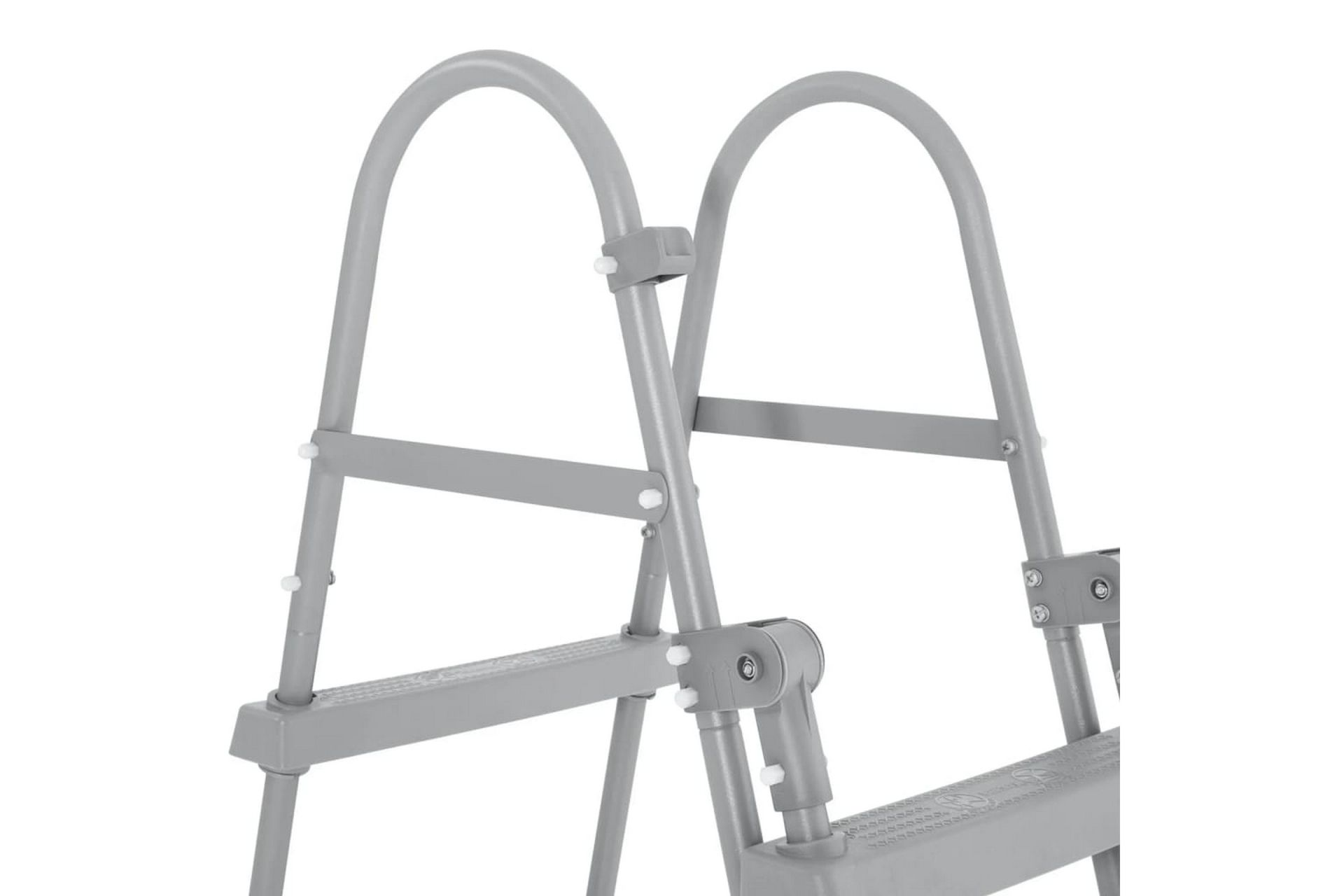 Bestway Bassengstige Flowclear 4-trinns 107 cm - Grå - Hage - Utendørsbad - Bassengtilbehør - Bassengstige