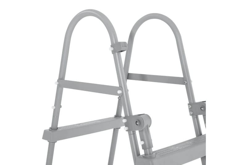Bestway Bassengstige Flowclear 4-trinns 107 cm - Grå - Hage - Utendørsbad - Bassengtilbehør - Bassengstige