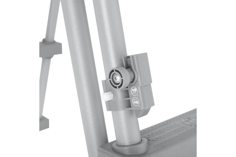 Bestway Bassengstige Flowclear 4-trinns 107 cm - Grå - Hage - Utendørsbad - Bassengtilbehør - Bassengstige