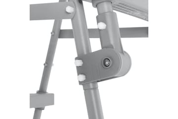 Bestway Bassengstige Flowclear 4-trinns 107 cm - Grå - Hage - Utendørsbad - Bassengtilbehør - Bassengstige