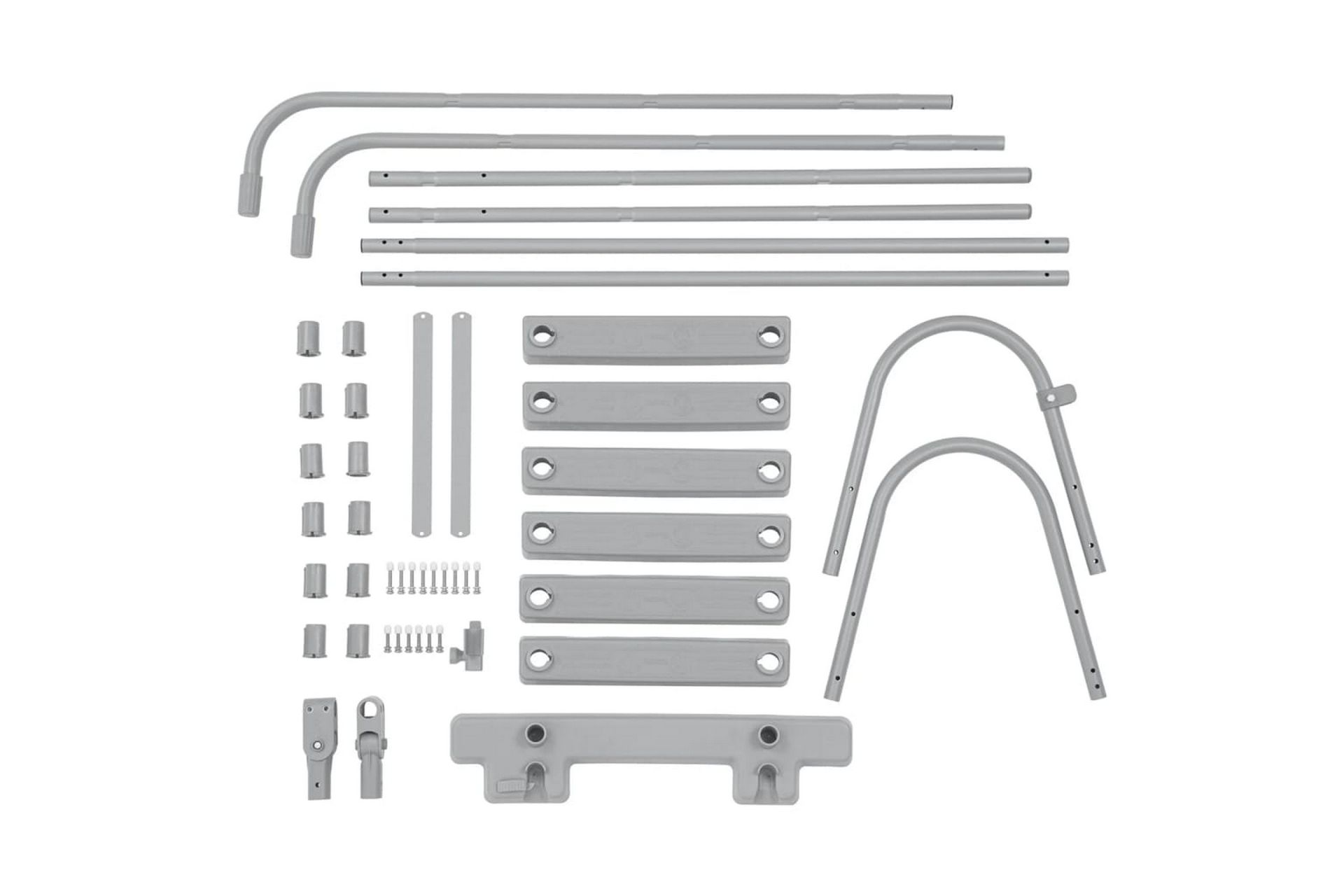 Bestway Bassengstige Flowclear 4-trinns 107 cm - Grå - Hage - Utendørsbad - Bassengtilbehør - Bassengstige