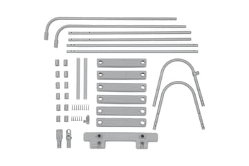 Bestway Bassengstige Flowclear 4-trinns 107 cm - Grå - Hage - Utendørsbad - Bassengtilbehør - Bassengstige