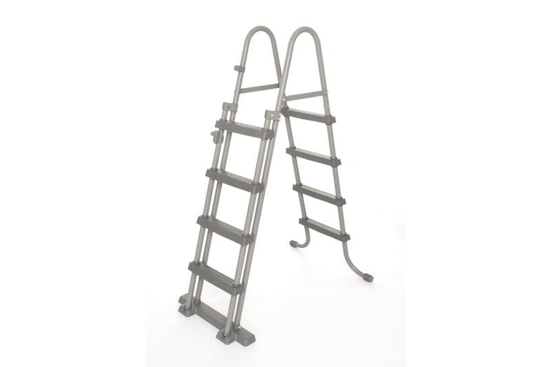 Bestway Flowclear Bassengstige 4-trinns 122 cm - Grå - Hage - Utendørsbad - Bassengtilbehør - Bassengstige