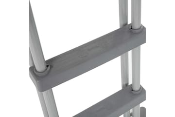 Bestway Sikkerhetsstige Flowclear 4-trinns 122 cm - Grå - Hage - Utendørsbad - Bassengtilbehør - Bassengstige