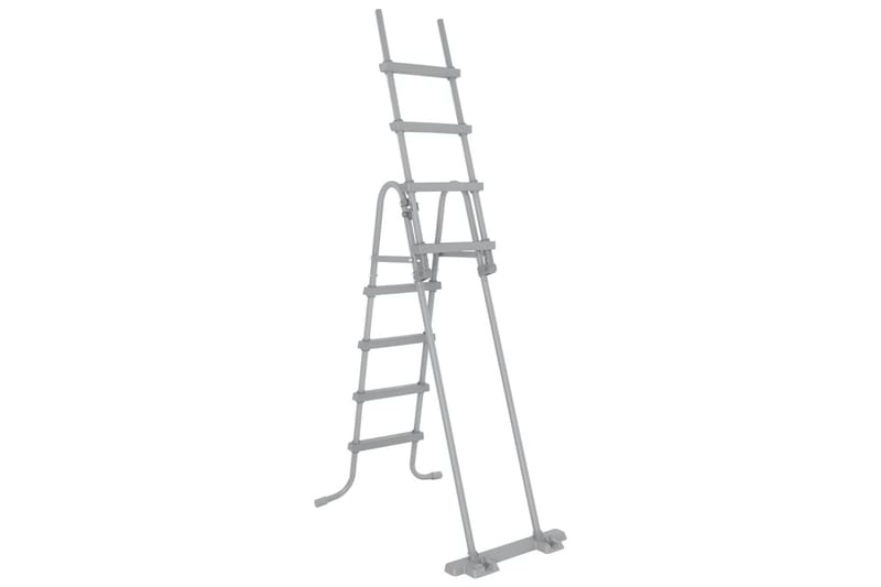 Bestway Sikkerhetsstige Flowclear 4-trinns 122 cm - Grå - Hage - Utendørsbad - Bassengtilbehør - Bassengstige