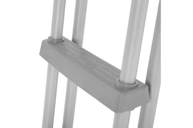 Bestway Sikkerhetsstige Flowclear 4-trinns 122 cm - Grå - Hage - Utendørsbad - Bassengtilbehør - Bassengstige