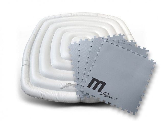 Energipakke MSpa Firkantet (isoleringsmatte, isolasjonslokk) 4 personer -