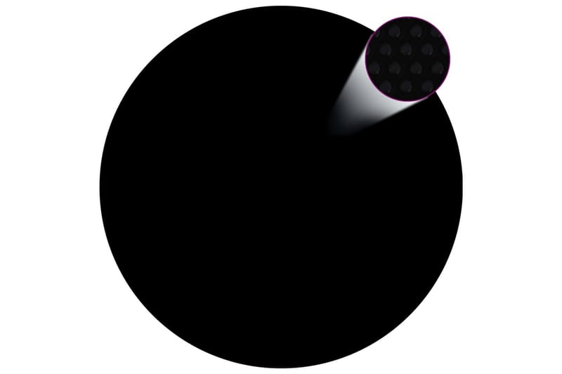 Flytende solarduk til basseng PE 549 cm svart og blå - Svart - Hage - Utendørsbad - Bassengtilbehør - Bassengduk & liner