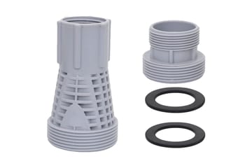 Bassengslangeadapter 2 stk plast - Hage - Utendørsbad - Bassengtilbehør - Øvrig Bassengtilbehør