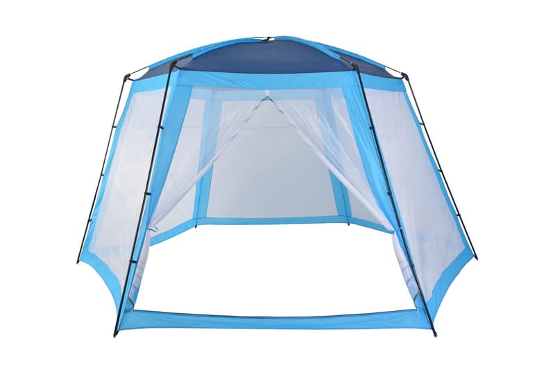Bassengtelt stoff 500x433x250 cm blå - Hage - Utendørsbad - Bassengtilbehør - Øvrig Bassengtilbehør