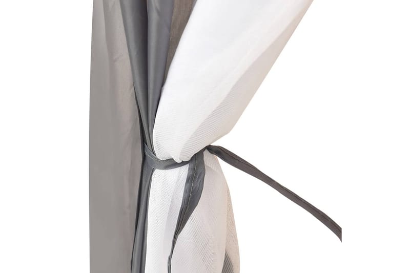 Bassengtelt stoff 500x433x250 cm grå - Øvrig Bassengtilbehør - Bassengtrekk & bassengbeskyttelse