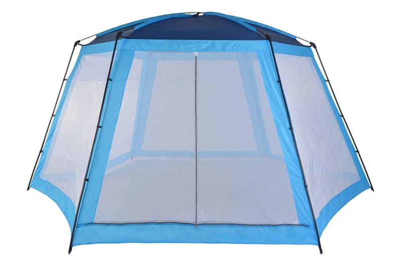 Bassengtelt stoff 590x520x250 cm blå - Hage - Utendørsbad - Bassengtilbehør - Øvrig Bassengtilbehør