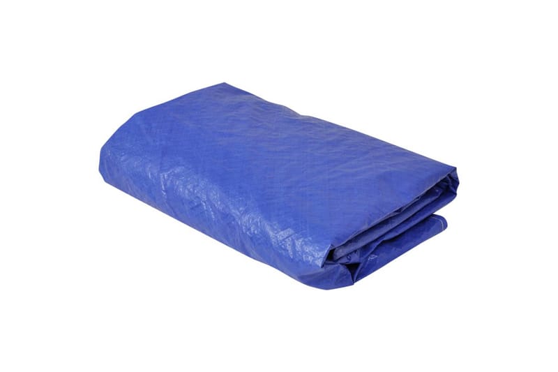 Bassengtrekk 2 stk PE rund 460 cm 90 g/m² - Blå - Hage - Utendørsbad - Bassengtilbehør - Øvrig Bassengtilbehør