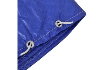 Bassengtrekk 2 stk PE rund 540 cm 90 g/m² - Blå - Hage - Utendørsbad - Bassengtilbehør - Øvrig Bassengtilbehør