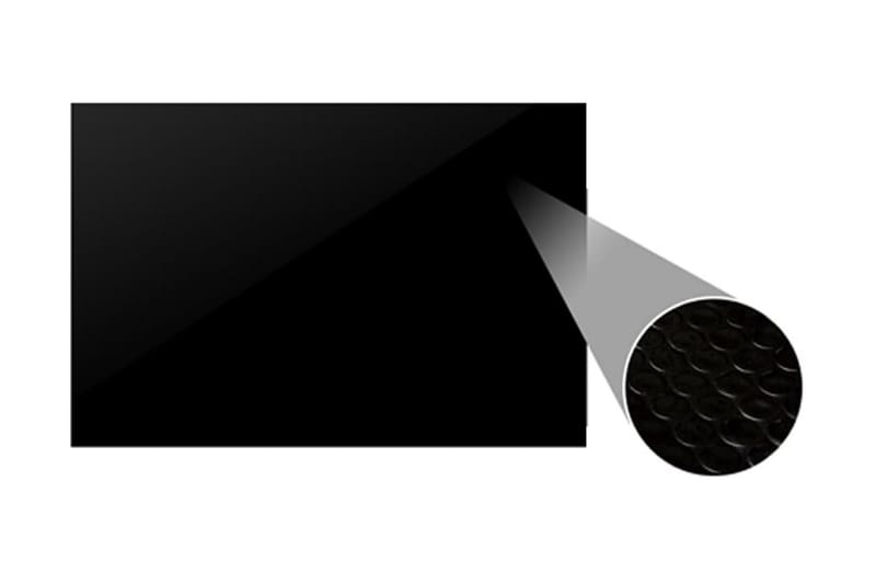 Bassengtrekk rektangulært 1000x600 cm PE svart - Svart - Øvrig Bassengtilbehør - Bassengtrekk & bassengbeskyttelse