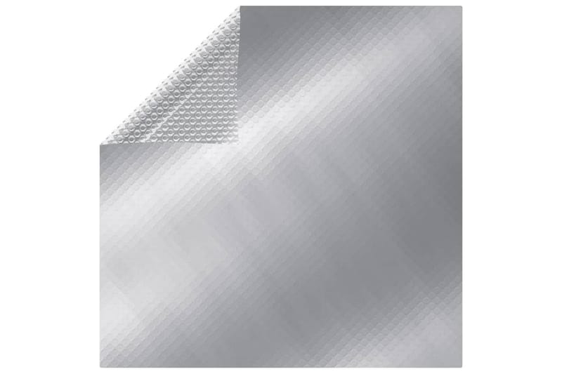 Bassengtrekk rektangulært 1200x600 cm PE sølv - Silver - Øvrig Bassengtilbehør - Bassengtrekk & bassengbeskyttelse