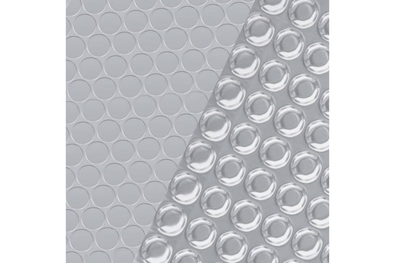 Bassengtrekk rektangulært 600x400 cm PE sølv - Silver - Hage - Utendørsbad - Bassengtilbehør - Øvrig Bassengtilbehør