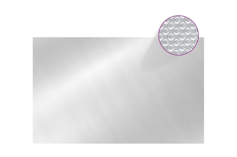Bassengtrekk rektangulært 800x500 cm PE sølv - Silver - Øvrig Bassengtilbehør - Bassengtrekk & bassengbeskyttelse
