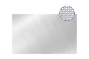 Bassengtrekk sølv 260x160 cm PE - Silver - Hage - Utendørsbad - Bassengtilbehør - Øvrig Bassengtilbehør