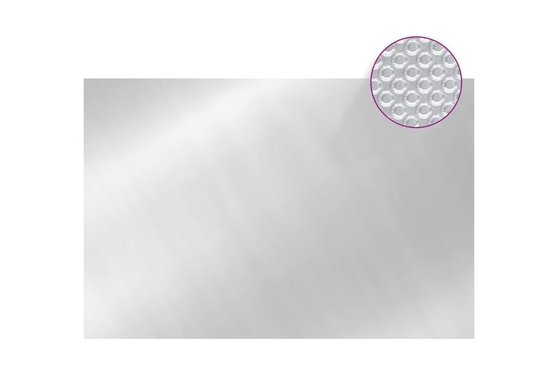 Bassengtrekk sølv 300x200 cm PE - Silver - Hage - Utendørsbad - Bassengtilbehør - Øvrig Bassengtilbehør