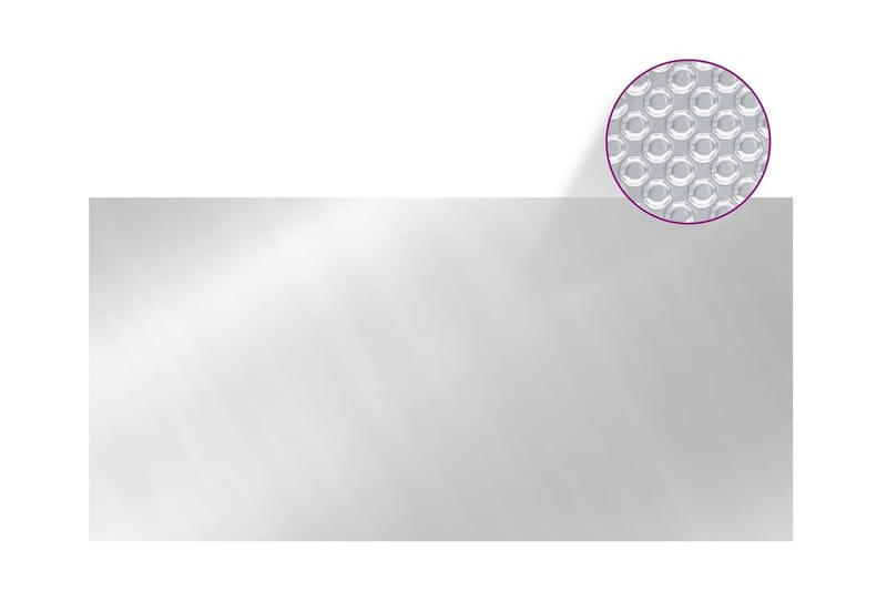 Bassengtrekk sølv 450x220 cm PE - Silver - Hage - Utendørsbad - Bassengtilbehør - Øvrig Bassengtilbehør