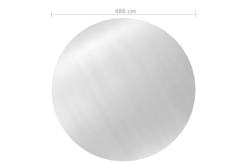 Bassengtrekk sølv 488 cm PE - Silver - Hage - Utendørsbad - Bassengtilbehør - Øvrig Bassengtilbehør