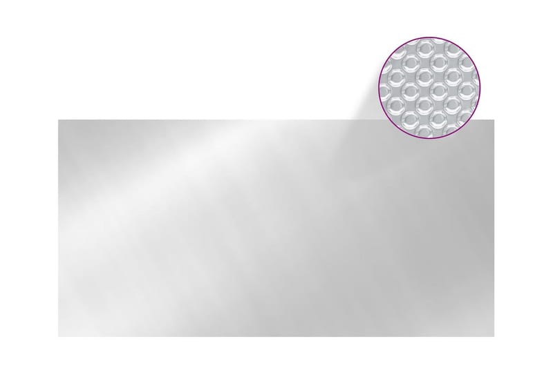 Bassengtrekk sølv 549x274 cm PE - Silver - Hage - Utendørsbad - Bassengtilbehør - Øvrig Bassengtilbehør