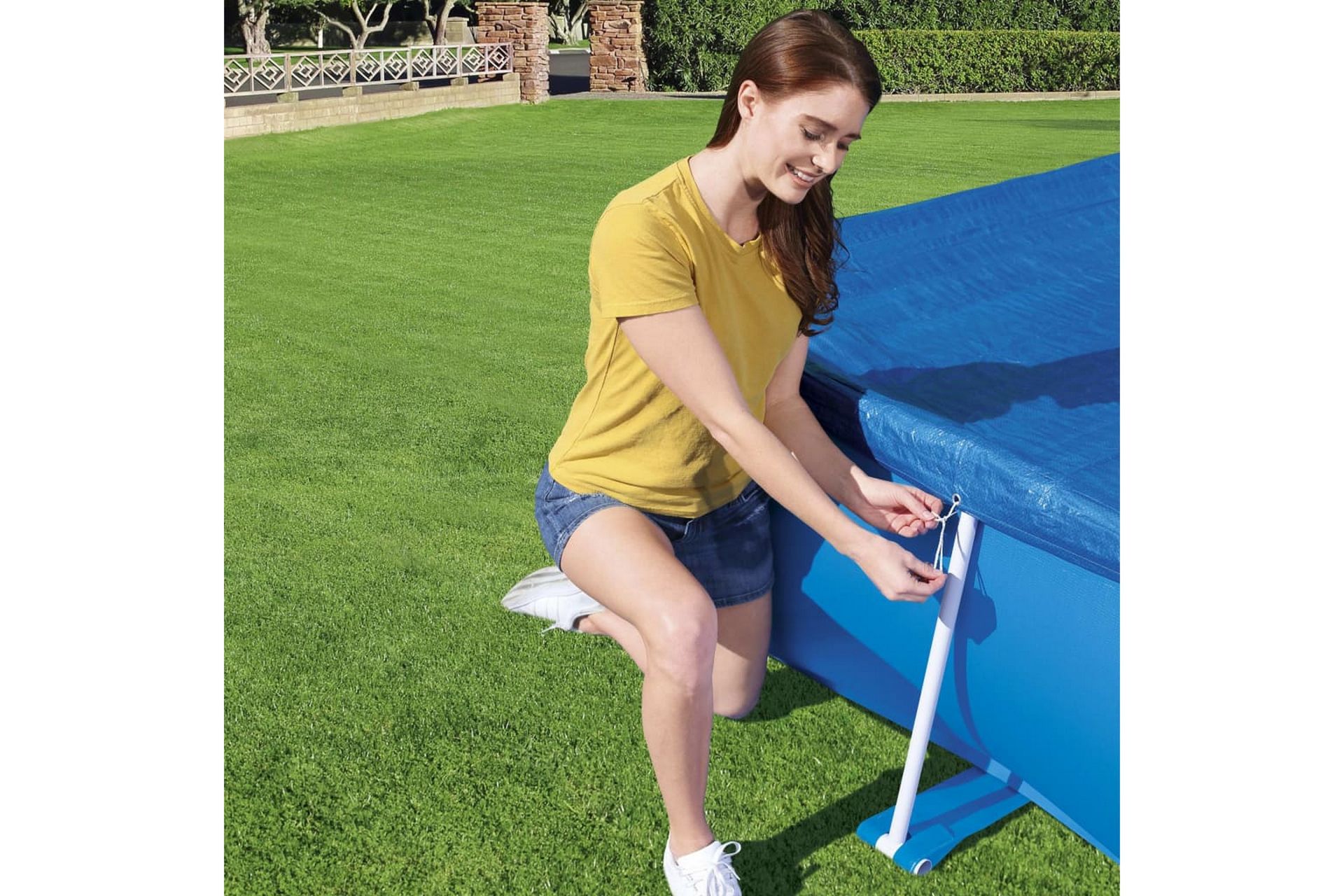 Bestway Bassengtrekk Flowclear 259x170 cm - Blå - Hage - Utendørsbad - Bassengtilbehør - Øvrig Bassengtilbehør