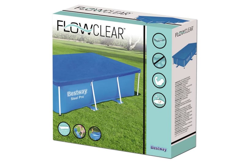 Bestway Bassengtrekk Flowclear 259x170 cm - Blå - Hage - Utendørsbad - Bassengtilbehør - Øvrig Bassengtilbehør