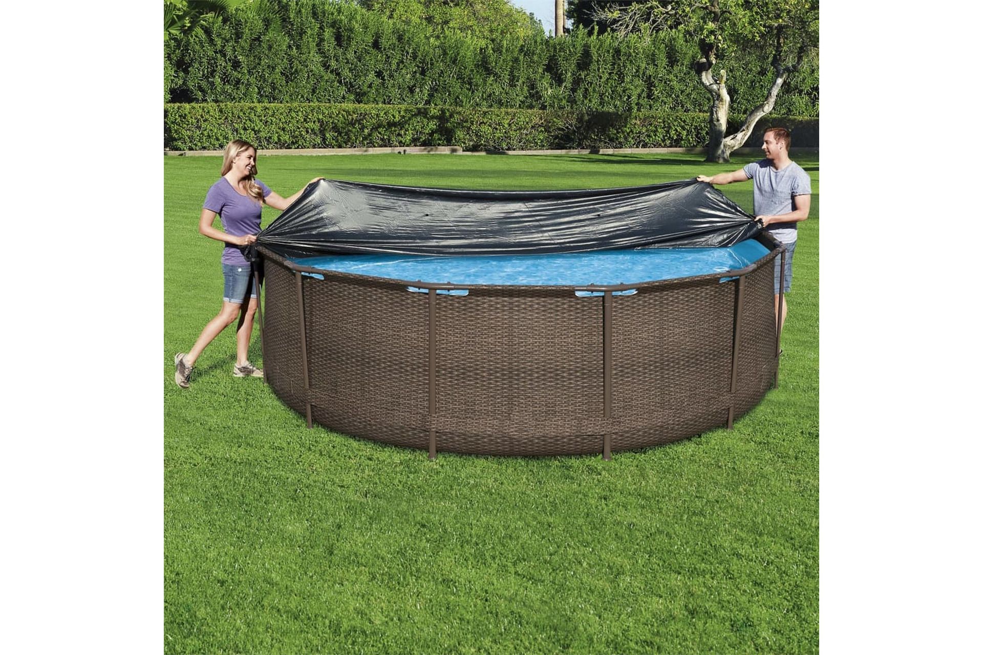 Bestway Bassengtrekk Flowclear 366 cm - Grå - Hage - Utendørsbad - Bassengtilbehør - Øvrig Bassengtilbehør