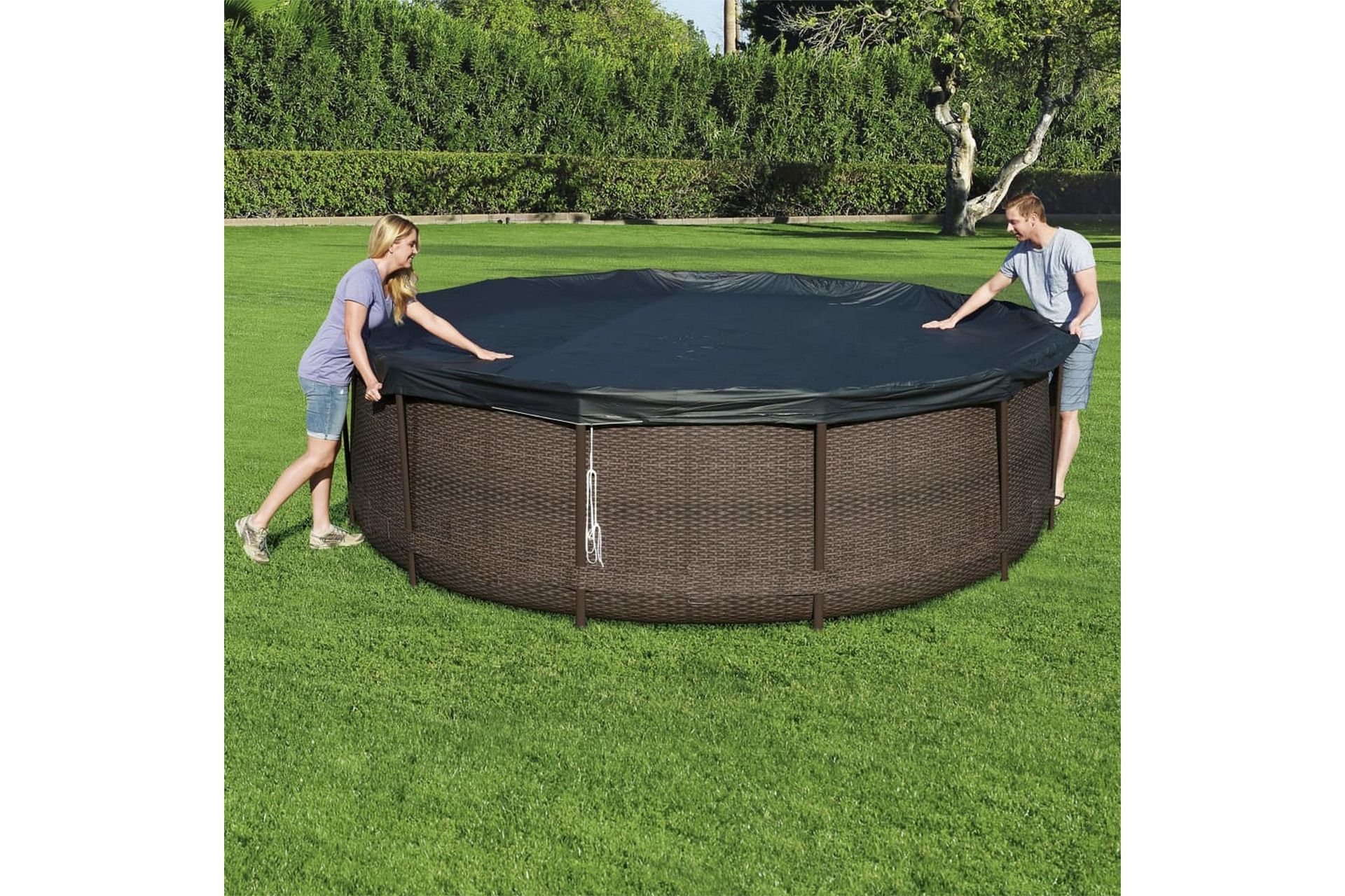 Bestway Bassengtrekk Flowclear 366 cm - Grå - Hage - Utendørsbad - Bassengtilbehør - Øvrig Bassengtilbehør