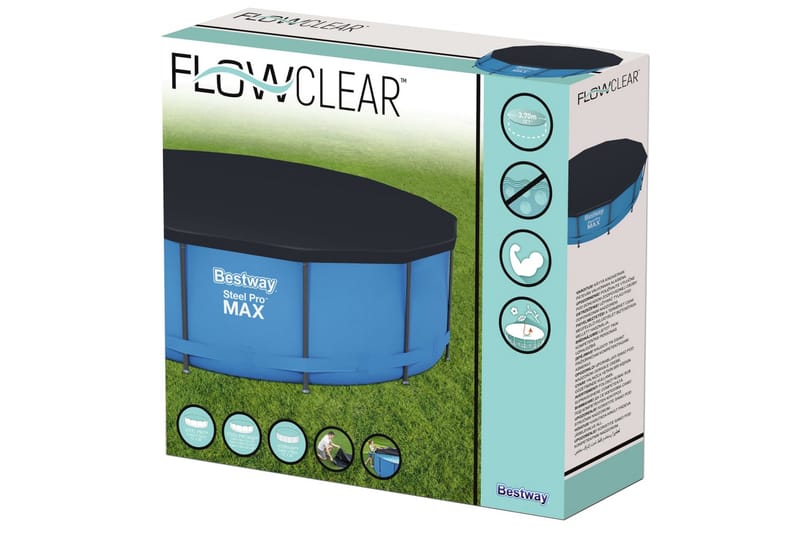 Bestway Bassengtrekk Flowclear 366 cm - Grå - Hage - Utendørsbad - Bassengtilbehør - Øvrig Bassengtilbehør