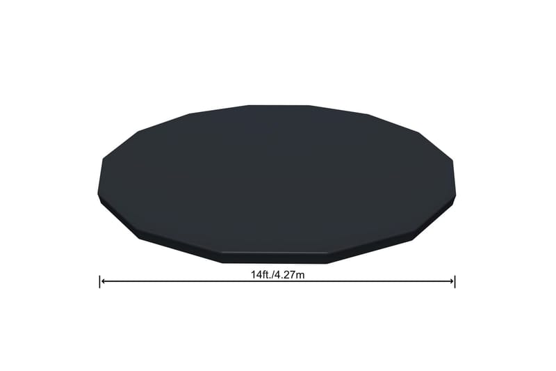 Bestway Bassengtrekk Flowclear 427 cm - Grå - Hage - Utendørsbad - Bassengtilbehør - Øvrig Bassengtilbehør
