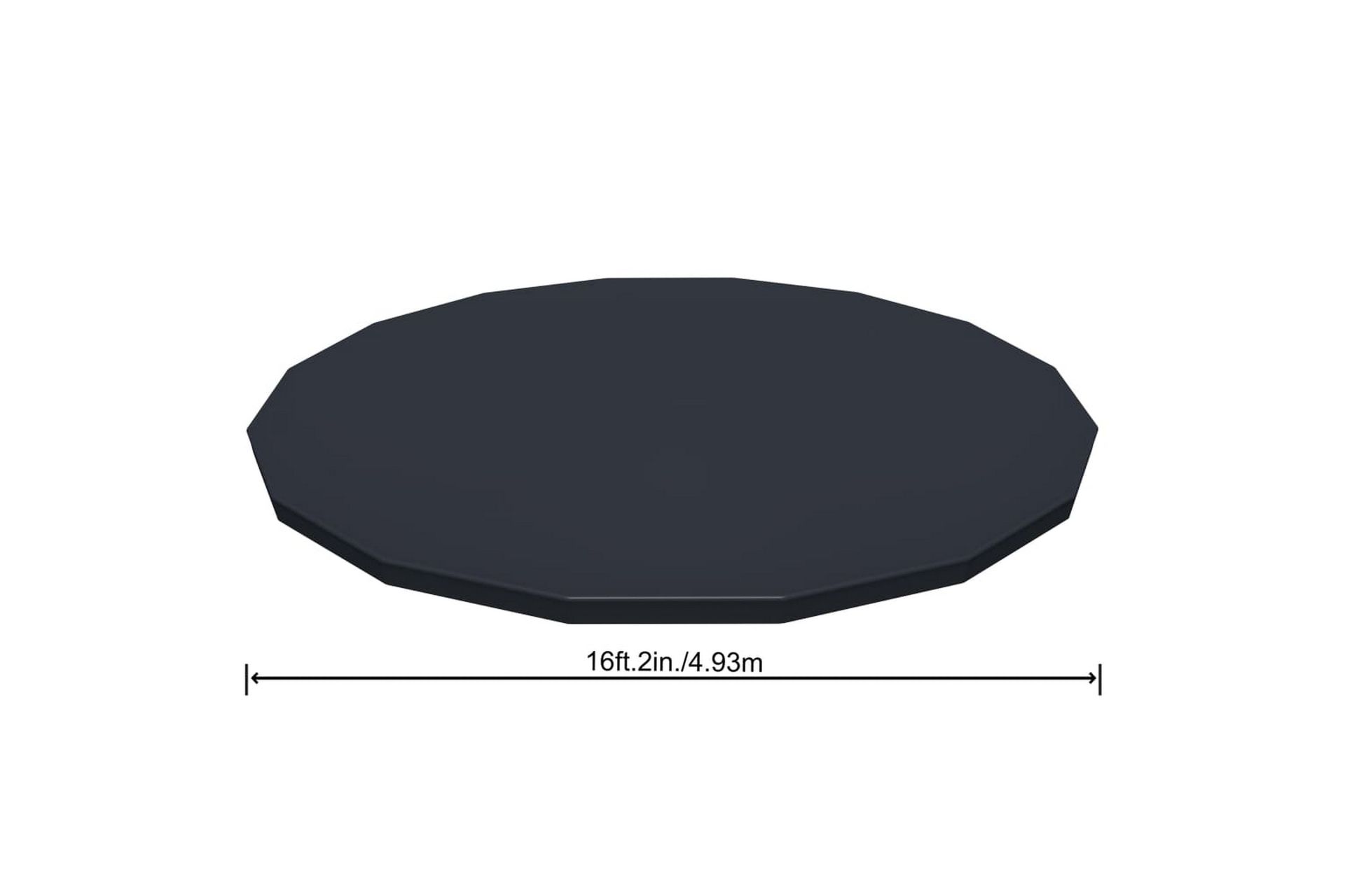 Bestway Bassengtrekk Flowclear 488 cm - Grå - Hage - Utendørsbad - Bassengtilbehør - Øvrig Bassengtilbehør
