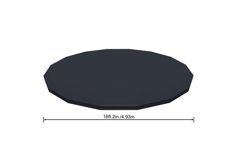 Bestway Bassengtrekk Flowclear 488 cm - Grå - Hage - Utendørsbad - Bassengtilbehør - Øvrig Bassengtilbehør