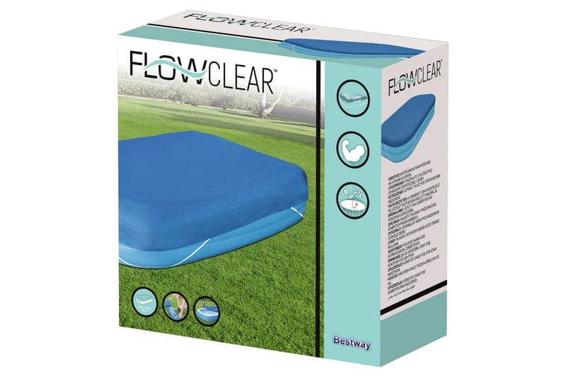 Bestway Flowclear bassengtrekk 305x183x56 cm - Blå - Bassengtrekk & bassengbeskyttelse - Øvrig Bassengtilbehør