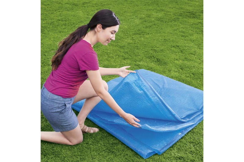 Bestway Soldrevet bassengtrekk Flowclear 427 cm - Blå - Hage - Utendørsbad - Bassengtilbehør - Øvrig Bassengtilbehør