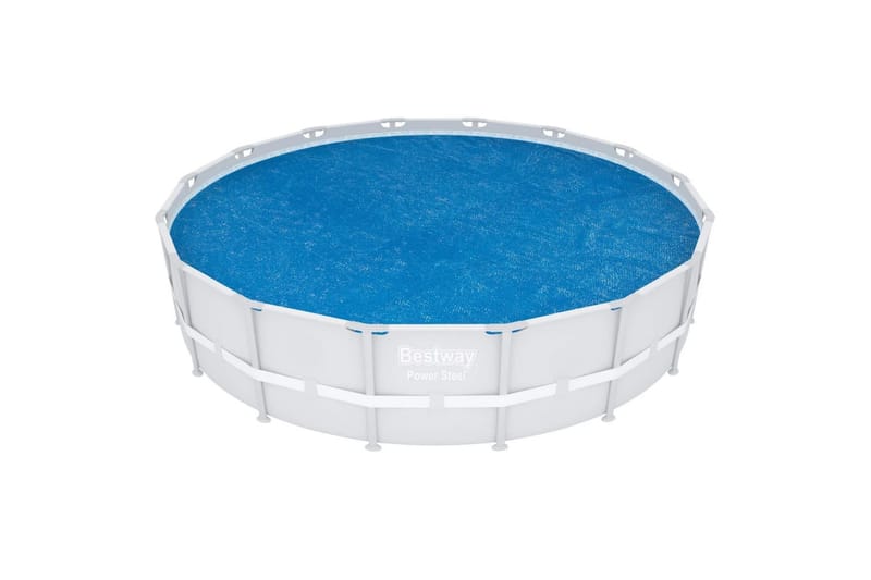 Bestway Soldrevet bassengtrekk Flowclear rund 462 cm blå - Blå - Hage - Utendørsbad - Bassengtilbehør - Øvrig Bassengtilbehør