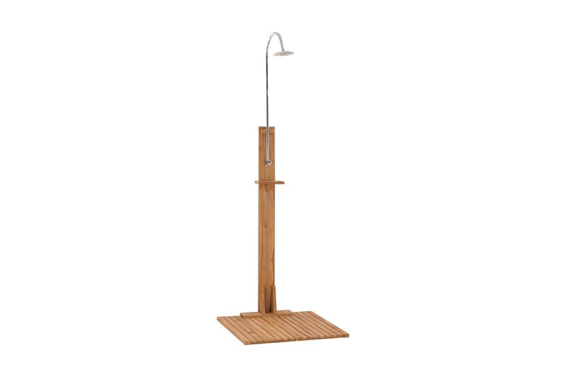 Hagedusj 75x75x210 cm heltre teak - Brun - Hage - Utendørsbad - Bassengtilbehør - Øvrig Bassengtilbehør