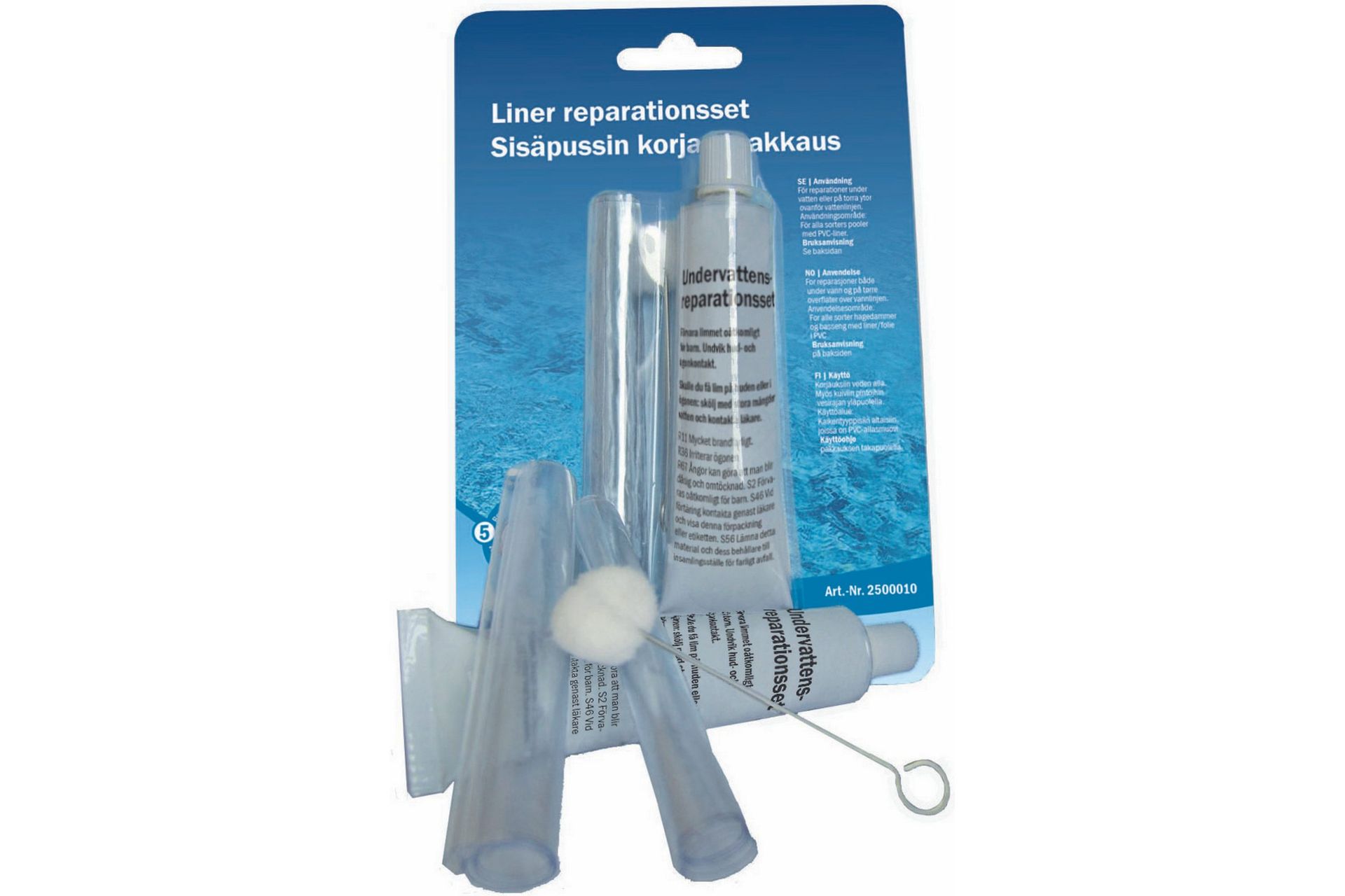Poolduk og pool-liner Planet Pool Planet Pool reparasjonssett for liner Blå, Vit,Silver, Chrome -