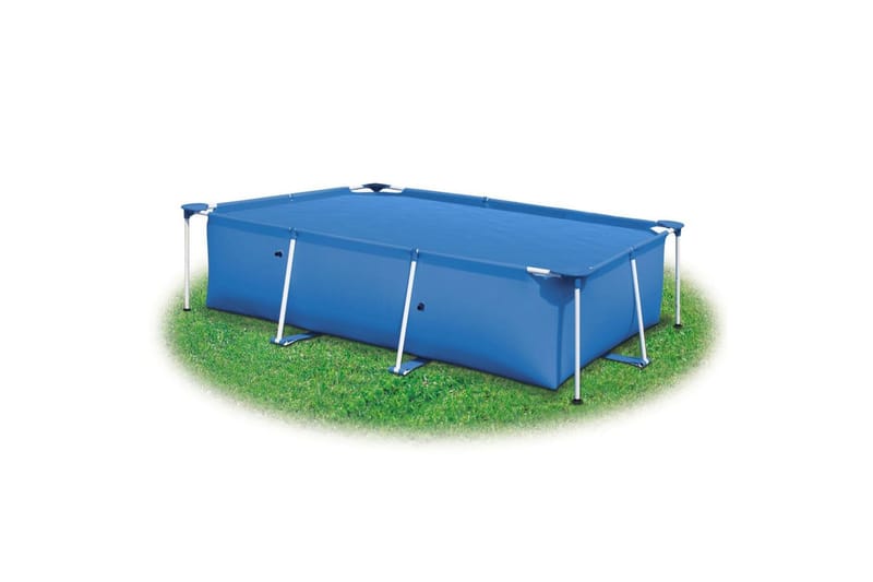 Rektangulr Bassengduk 450 x 220 cm PE Blå - Hage - Utendørsbad - Bassengtilbehør - Øvrig Bassengtilbehør