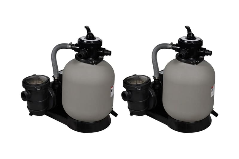 Sandfilterpumper 2 stk 600 W 17000 l/t - Hage - Utendørsbad - Bassengtilbehør - Øvrig Bassengtilbehør