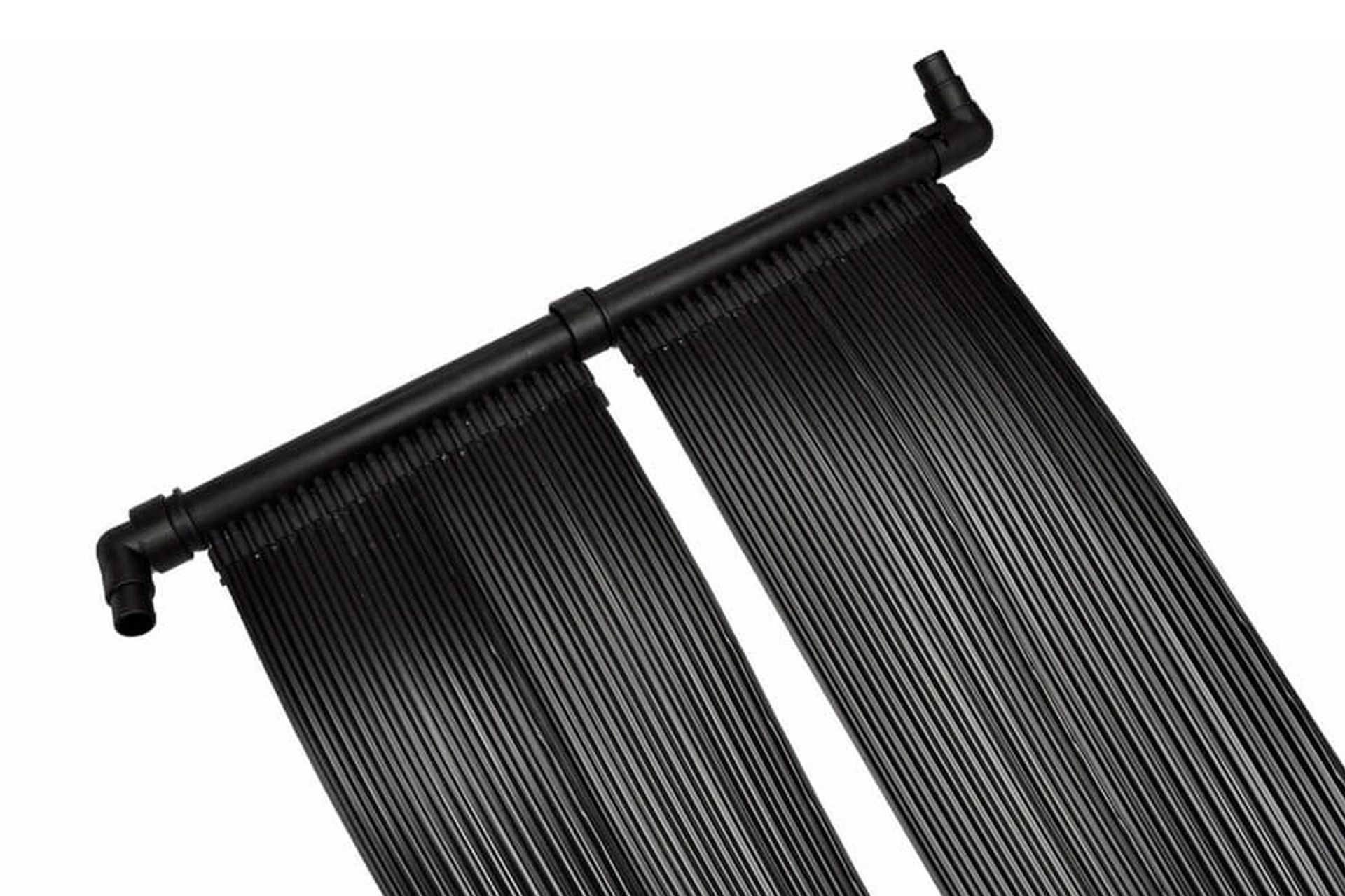Soldrevet bassengvarmer 4 paneler 80x310 cm - Svart - Hage - Utendørsbad - Bassengtilbehør - Øvrig Bassengtilbehør