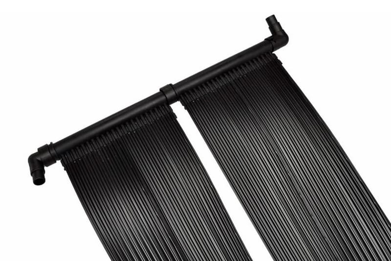 Soldrevet bassengvarmer 4 paneler 80x310 cm - Svart - Hage - Utendørsbad - Bassengtilbehør - Øvrig Bassengtilbehør
